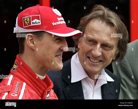 Ferrari Driver Michael Schumacher Looks High Resolution Stock