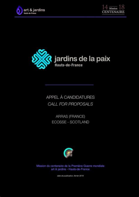 PDF APPEL À CANDIDATURES CALL FOR PROPOSALS exemples