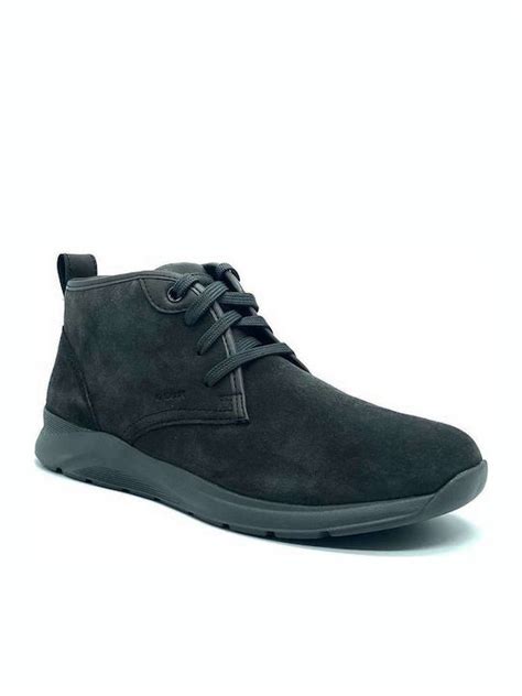 Geox Damiano Suede Γκρι Ανδρικά Μποτάκια D16ANG 00022 C6372 | Skroutz.gr