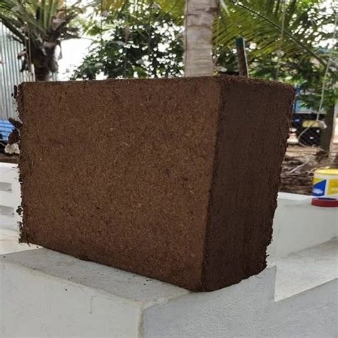 Cubodial Mm Brown Cocopeat Block For Plant Nurseries Packaging Type