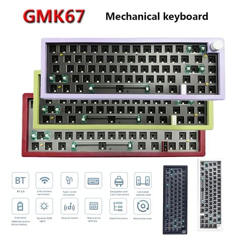 Teclado mecánico GMK67 para juegos Kit de teclado mecánico