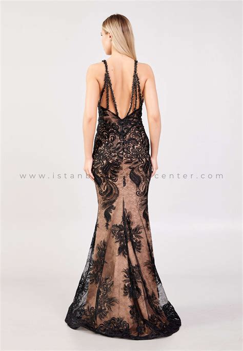 Invito Haute Couture Sleeveless Maxi Lace Mermaid Regular Black Wedding