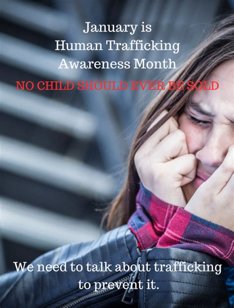 January Is Human Trafficking Awareness Month