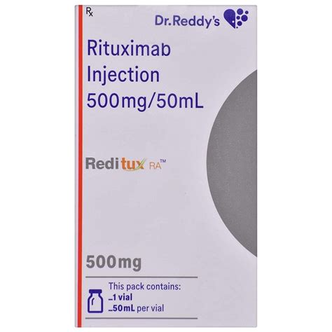 Reditux Rituximab Injection Mg Ml Dr Reddy S Ml Per Vial At