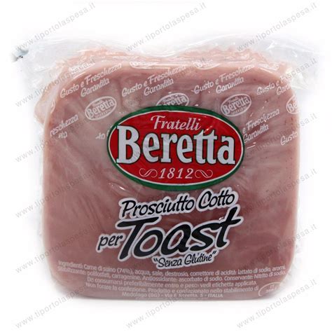 Prosciutto Cotto Per Toast Beretta Gr 400 Tiportolaspesa It