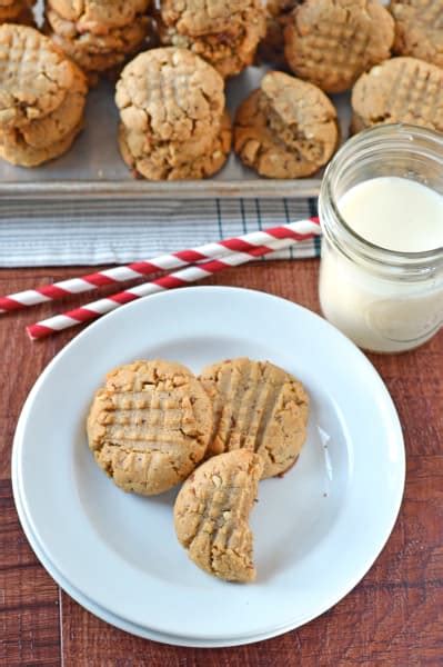 Healthy Peanut Butter Cookies Recipe - Food Fanatic