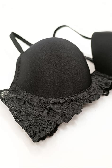 Pierre Cardin 2 li Ekonomik Paket Siyah Pink Nude 6807 Kansas Dantelli Micro Saten Sütyen Set D