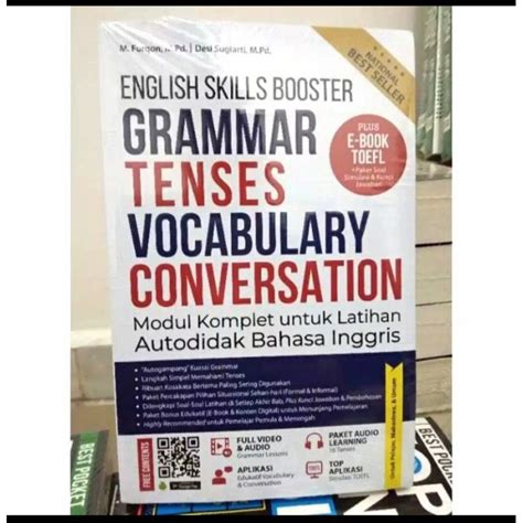 Jual BUKU ENGLISH SKILL BOOOSTER GRAMMAR TENSES VOCABULARY CONVERSATION