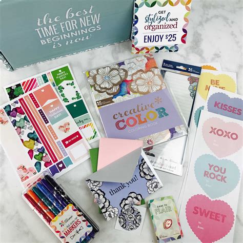 Erin Condren Seasonal Surprise Box Winter 2016 Subscription Box Review