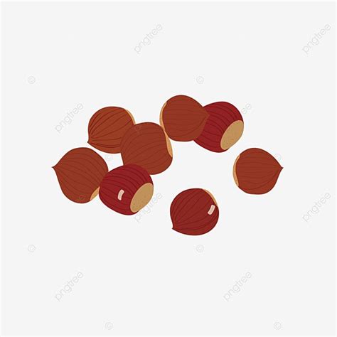 Chestnuts Vector Art PNG Cartoon Hand Painted Chestnut Material Hand