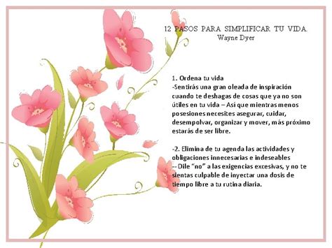 12 Pasos Para Simplificar Tu Vida Wayne Dyer