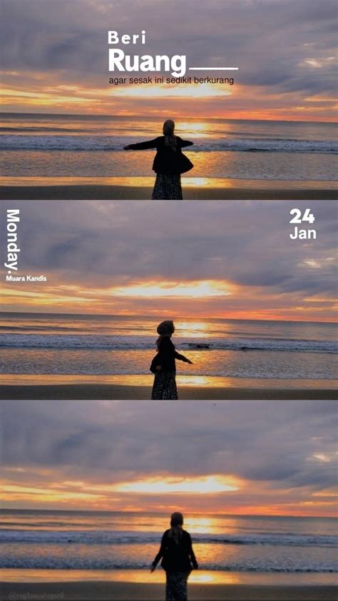 Typography Instagram By Regita Cahayani Pemotretan Pantai Potret