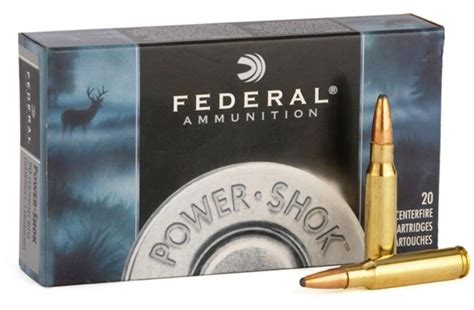 Federal Premium Power Shok 270 Winchester 150 Grain Soft Point Round Nose