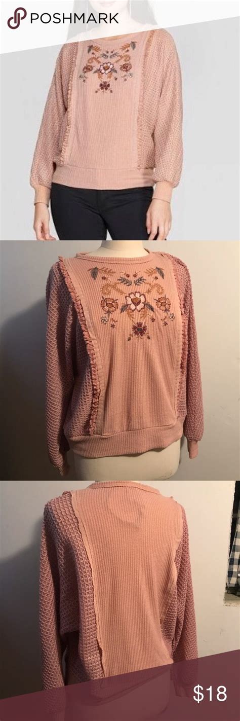 Nwt Knox Rose Floral Rose Sweater Rose Sweater Knox Rose Sweaters