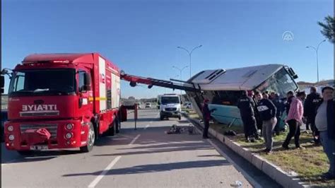 KAHRAMANMARAŞ Halk otobüsünün devrilmesi sonucu ilk belirlemelere