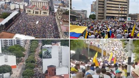 Así Fue La Jornada De Manifestaciones Contra Políticas Del Gobierno