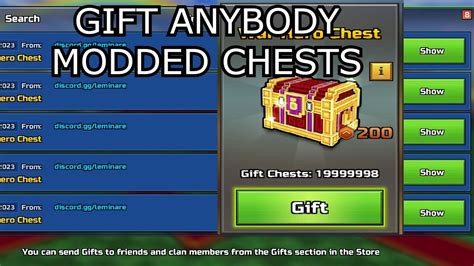 How To Gift Clan Chests To Anybody Free Modules Currency Pg D