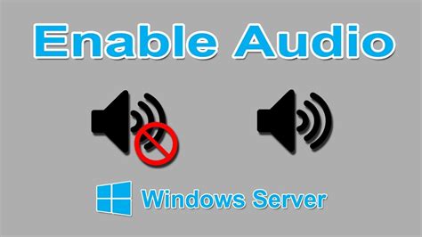 How To Enable Sound In Windows Server R Youtube