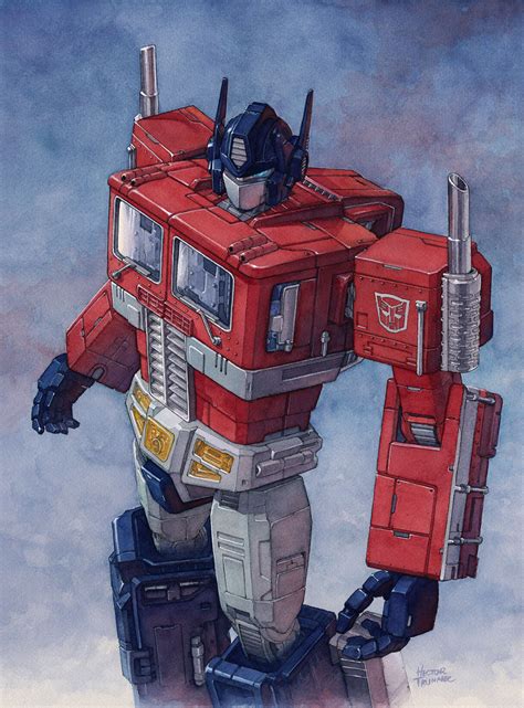 Funny Optimus Prime Transformers Fan Art