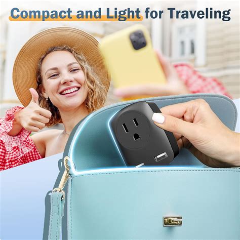 Buy Us To Uk Travel Plug Adapter Usb Ports Uk Ireland England