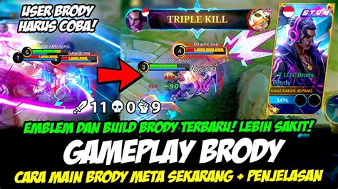 BUILD BRODY TERBARU TERSAKIT CARA MAIN BRODY META SEKARANG TUTORIAL