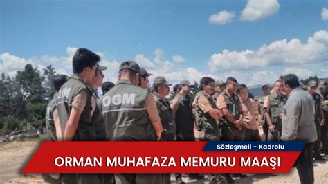 Orman Muhafaza Memuru Maa S Zle Meli Kadrolu