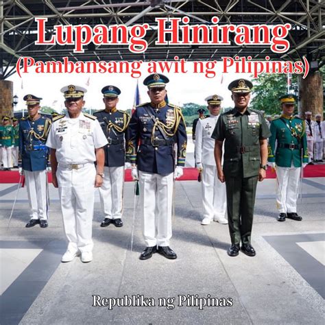 Lupang Hinirang Pambansang Awit Ng Pilipinas Single Album By