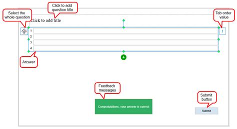 Working With Fill In Multiple Blanks Questions In Activepresenter