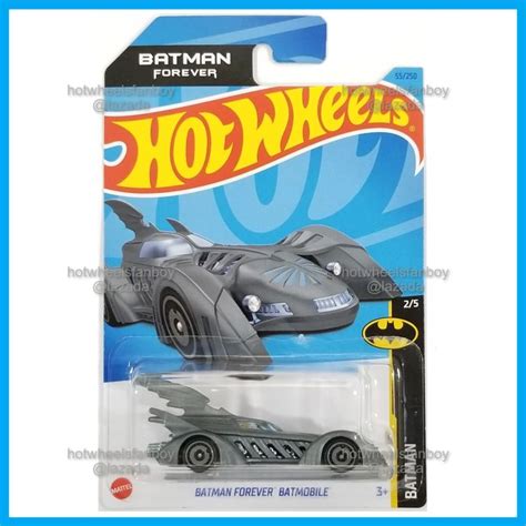 Hot Wheels Batman Forever Batmobile HW 2023 Batman 2 5 Silver Colour Batman Car Kereta Hotwheels