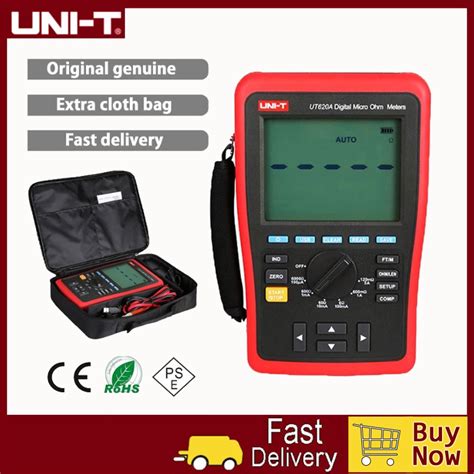 Uni T Ut A Dc Low Resistance Tester Digital Ohm Meter Milliohm Meter