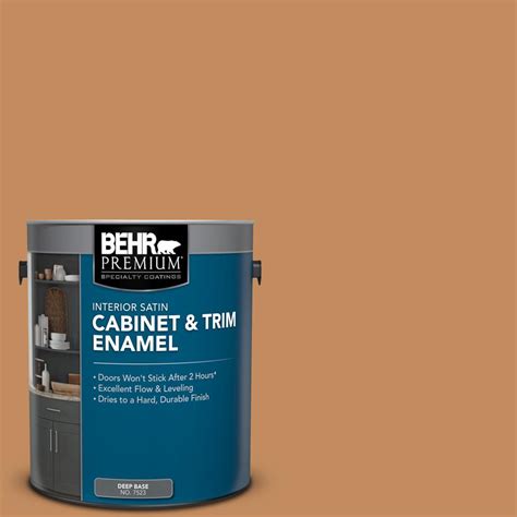 Behr Premium Gal Ppu Glazed Ginger Satin Enamel Interior