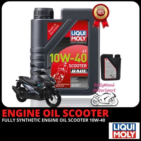 New Liqui Moly Scooter Engine Oil W Race Fully Synthetic W