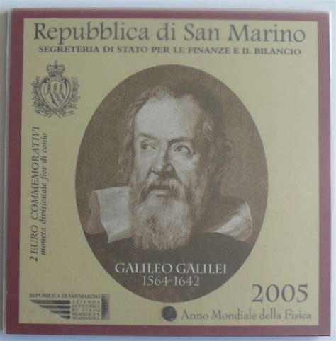 Saint Marin 2 Euro 2005 BU Galileo Galilei Catawiki