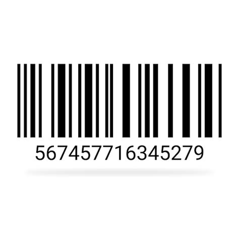 Barcode Barcode Vorlage Vektor Illustration Premium Vektor