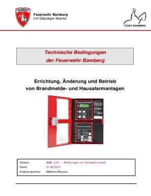 Ausf Llbar Online Technische Bedingungen Der Feuerwehr Bamberg Fax