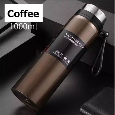 Ml Premium W Handle Vacuum Cup Flask Hot Cold Double Wall Insulated Thermos Tumbler