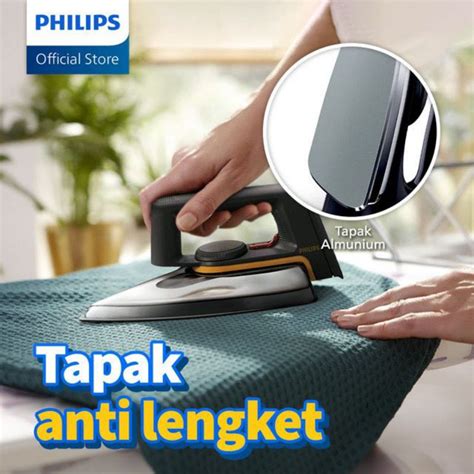 Jual Setrika Philips Hd Watt Tapakaluminum Soleplate