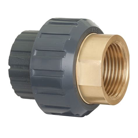 Myvink Fip Pvc U Brass Bifov Socket Union Threaded F Grey Ral