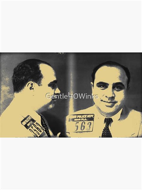 "Al Capone Mugshot" Poster for Sale by Gentle40Winks | Redbubble