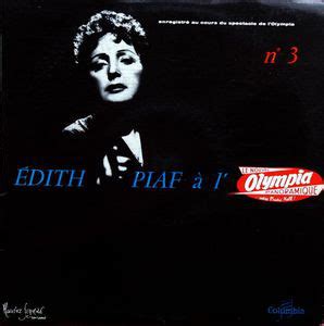 Edith Piaf A L Olympia N Vinyl Discogs