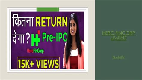 PPT Hero Fincorp Unlisted Shares PowerPoint Presentation Free