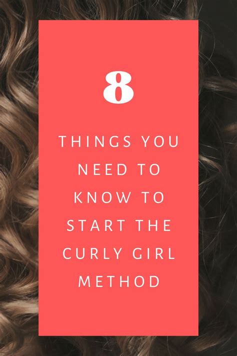 Curly Girl Method Beginners This Ones For You Heres What You Need