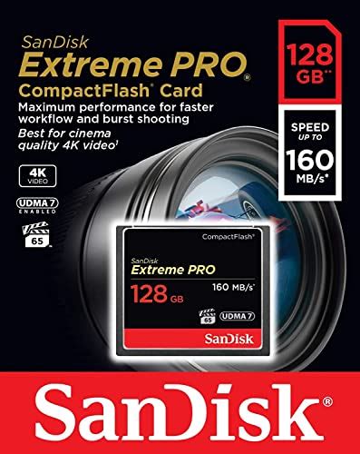 Sandisk Gb Extreme Pro Compactflash Memory Card Udma Speed Up To