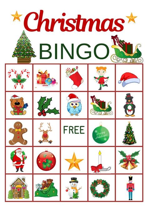 Christmas Bingo Game - Etsy