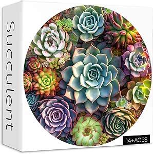 Amazon Vintage Succulent Puzzles For Adults Pieces And Up