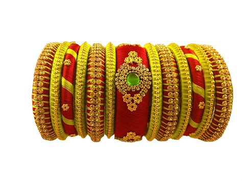 Top Silk Thread Bangles Images New Designs Amazing Collection