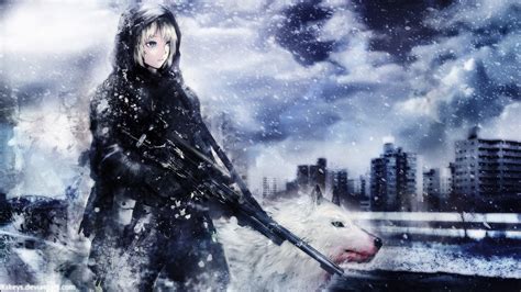 🔥 [40+] Anime Wolf Girl Wallpapers | WallpaperSafari