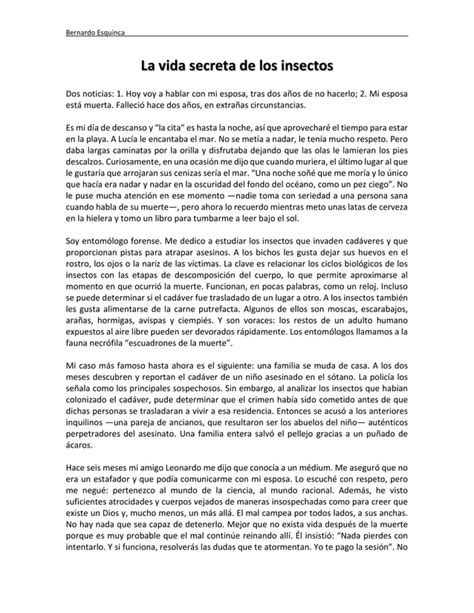 La Vida Secreta De Los Insectos Pdf