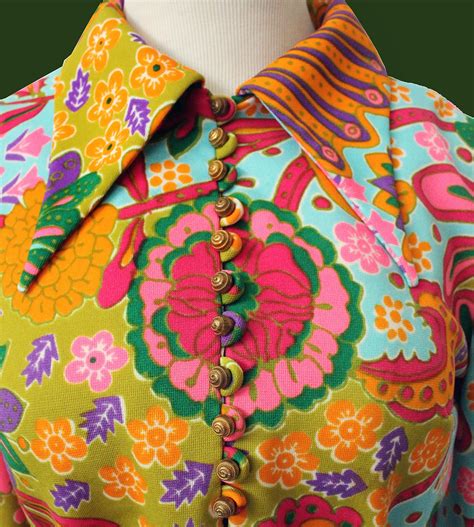 Psychedelic60stobytannerpolydress44 1960s Hippie Artifacts