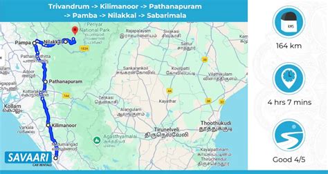 sabarimala ayyappa temple route map travelling  route map